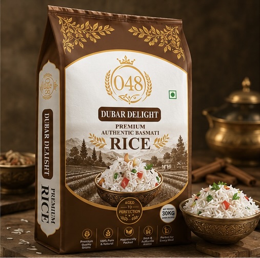 048 DUBAR DELIGHT Premium AUTHENTIC BASMATI rice bag